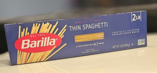 barilla thin spaghetti (2lb)