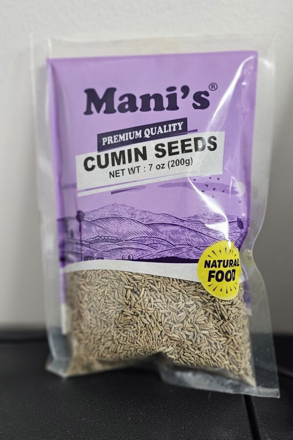 mani's cumin seeds 200 gm