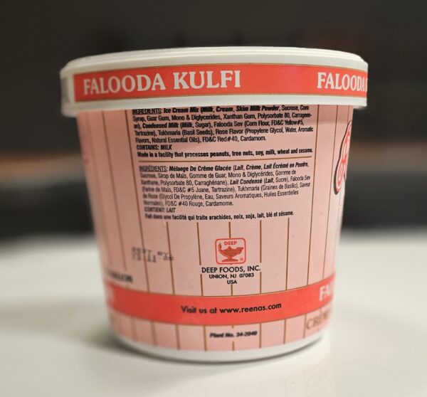 reena's falooda kulfi (12 gallon)