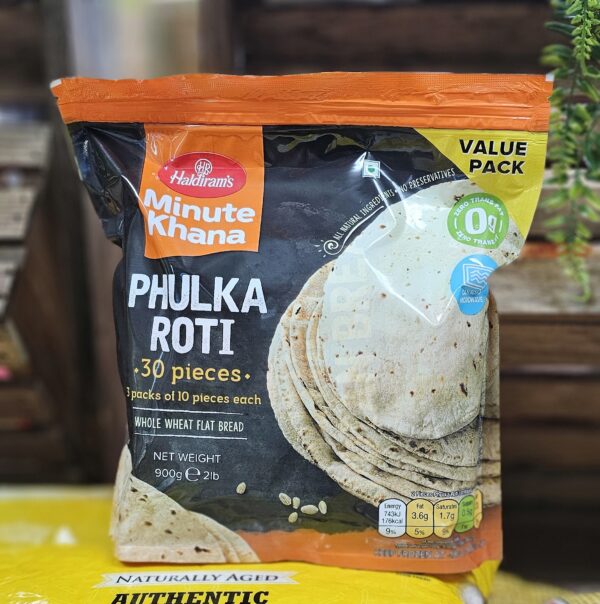 haldiram's phulka roti (30 roti value pack)