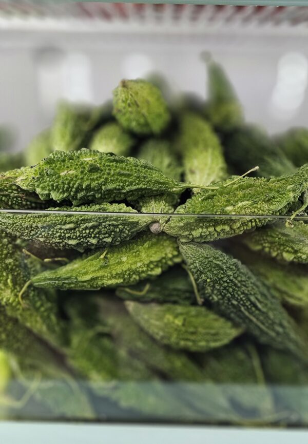 karela (bitter gourd) sold by pound