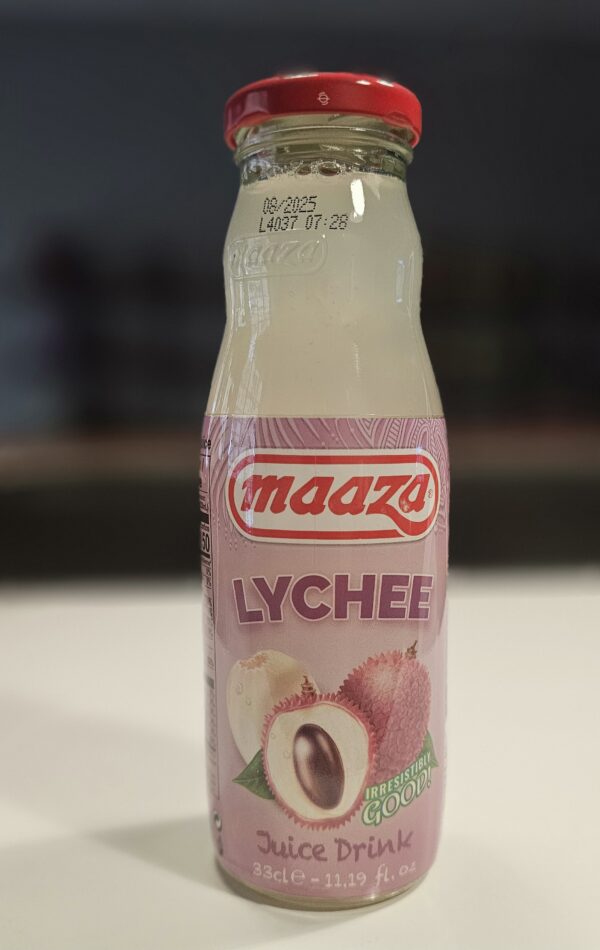 maaza lychee juice drink