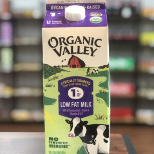 organic valley low fat milk half gallon