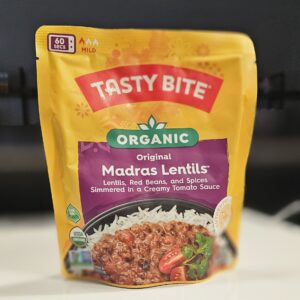 tasty bite organic madras lentils