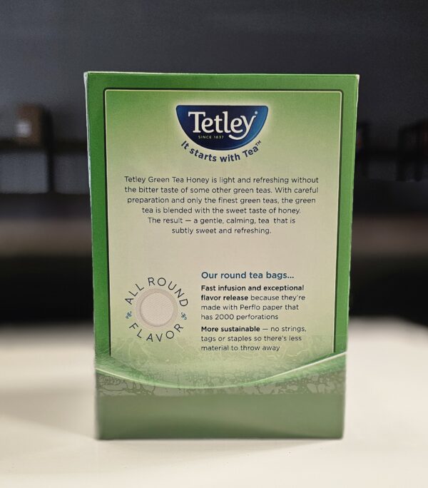 tetley green tea (honey)