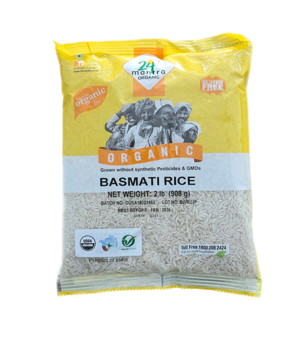 24 Mantra Organic Basmati Rice 2 Lb