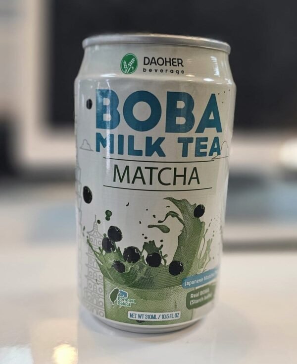 Boba Macha Milk Tea