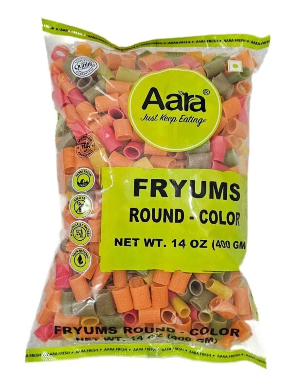 Aara Fryums Round Cut 400 Gm