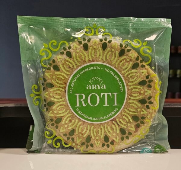 ARYA SPINACH ROTI - Traditional Indian Flatbread (15 PC Pack)