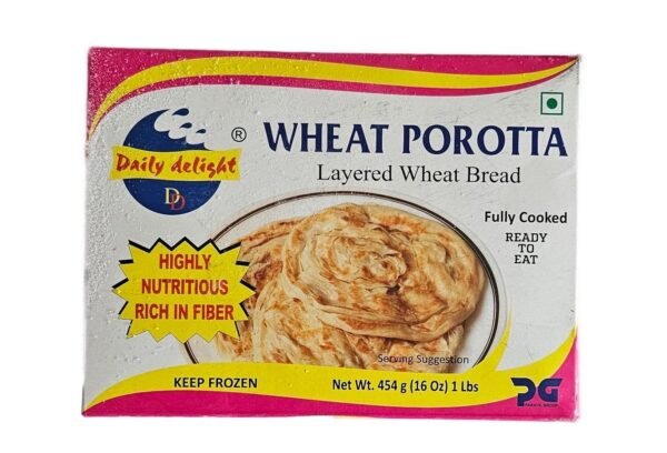 Daily Delight Wheat Porotta 454 Gm
