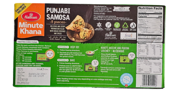 Haldirams Punjabi Samosa 650 Gm - Image 3
