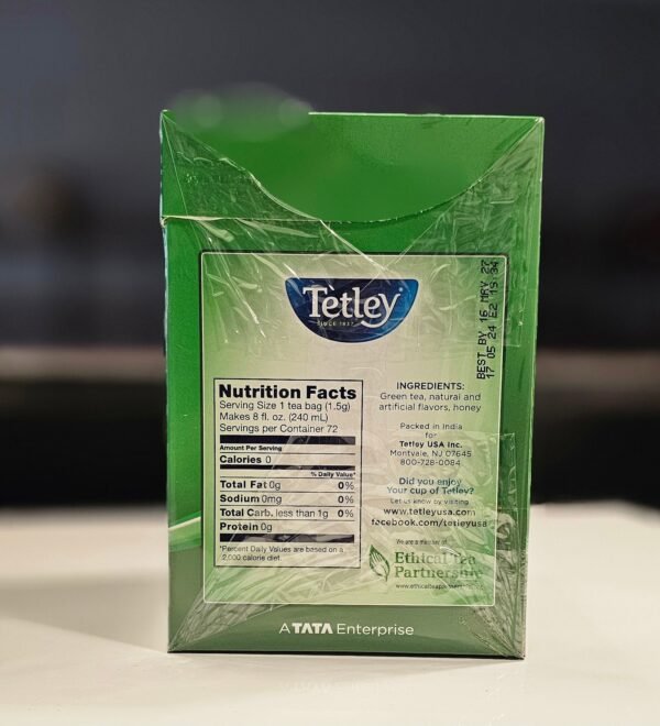 Tetley Green Tea (Honey) - Image 3