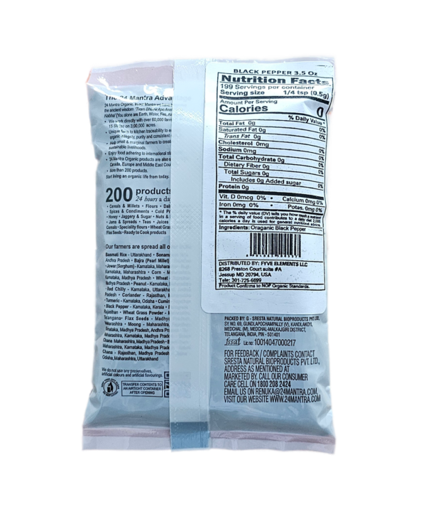 24 Mantra organic black pepper 100 GM - Image 6