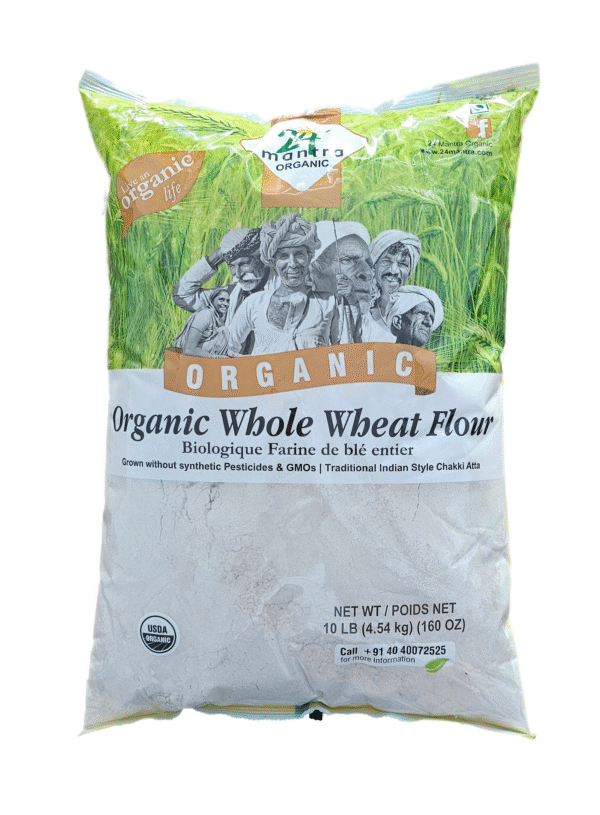 24 Mantra Organic Whole Wheat flour 10 Lb - Image 8