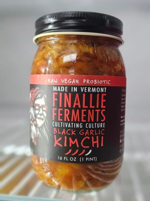 Finallie Ferments Black Garlic Kimchi (16 Oz)