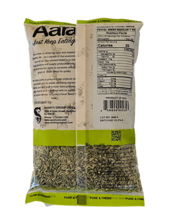 Aara Fennel/Saunf Seeds 200 Gm - Image 3