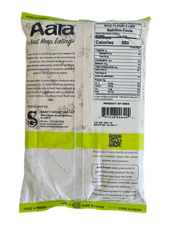 Aara Rice Flour 2 Lb - Image 3
