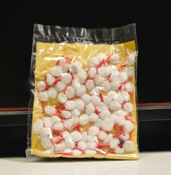 Round Cotton Wicks with Kesar