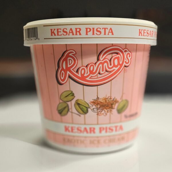 Reena's Kesar Pista Ice Cream (12 Gallon)