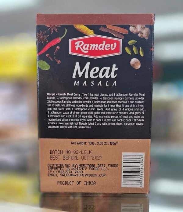 Meat Masala - Ramdev (100g) - Image 2