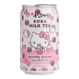 A-sha-Hello-kitty-brown-sugar-boba-milk-tea