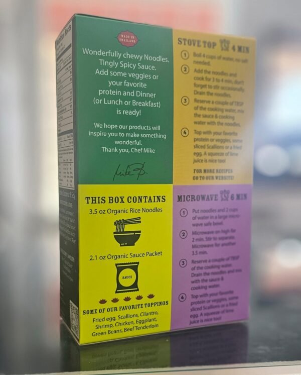 Mike's Organic Curry Love - Lemongrass & Garlic Sauce Noodle Kit ORGANIC - Image 2
