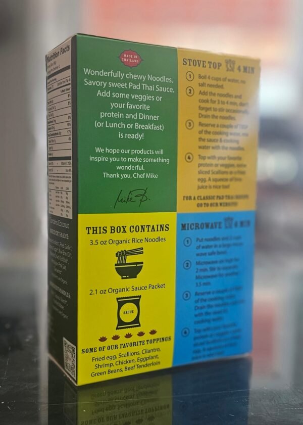 Mike's Organic Curry Love - Pad Thai Noodle Kit ORGANIC - Image 2