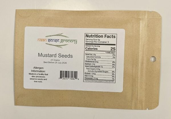 mustard seeds naan sense grocery