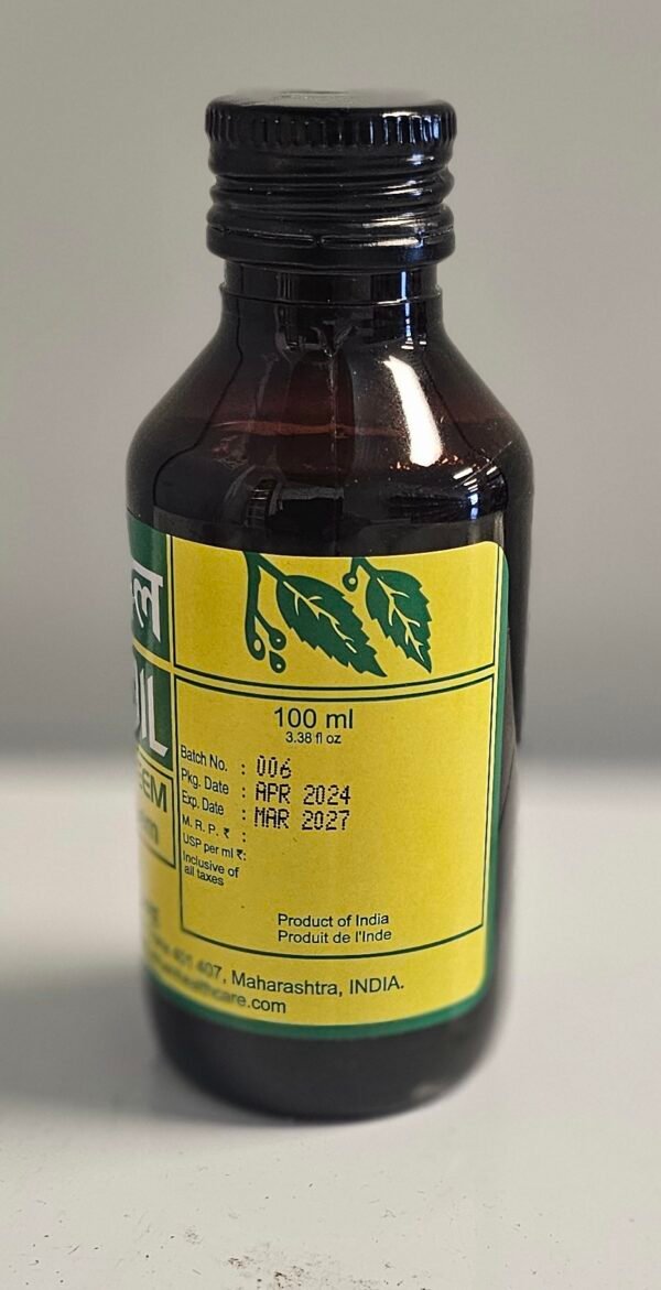 Ashwin - Neem (Indian Lilac) Oil (100 Ml) - Image 2