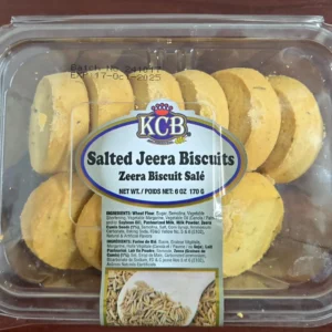 KCB Salted Jeera Biscuits - 6 Oz (170 Gm)