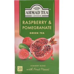 Raspberry And Pomegranate Green Tea - Ahmad Tea (20 Foil)