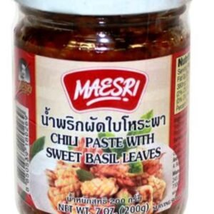 Chilli Paste With Sweet Basil - Mae Sri (7 Oz)