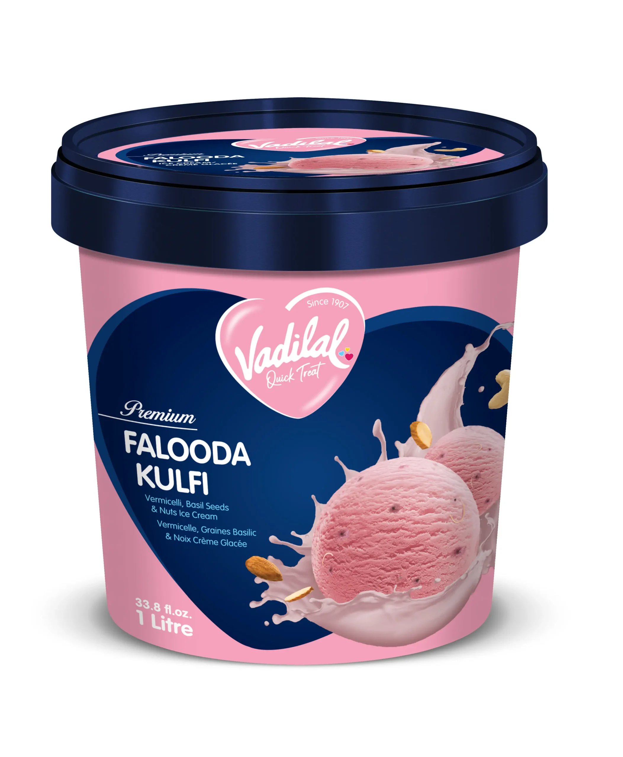 Falooda Kulfi - Vadilal (1 Ltr)