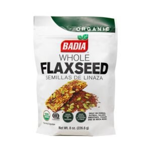 Organic FlaxSeeds Whole - Badia (8 Oz)