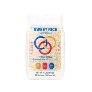 3 Rings Sweet Rice 10 Lbs