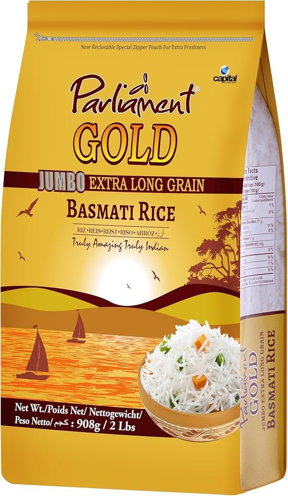 Parliament Gold Extra Long Grain Basmati Rice 10 Lb