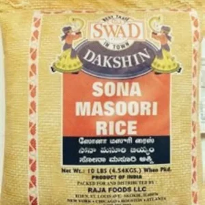 Swad Dakshin Sona Masoori Rice 10lb