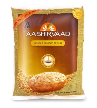 Aashirvaad Whole Wheat Flour(atta) - 4 lb (1.81 kg)