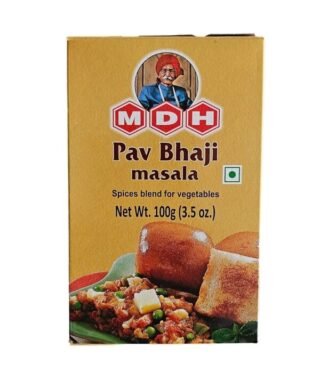MDH Pav Bhaji Masala 100 Gm packaging with vibrant colors and branding