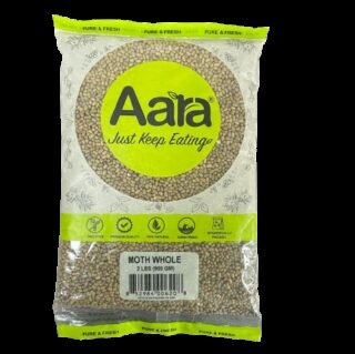 Aara Moth whole 2Lb package, nutritious and fresh for cooking.