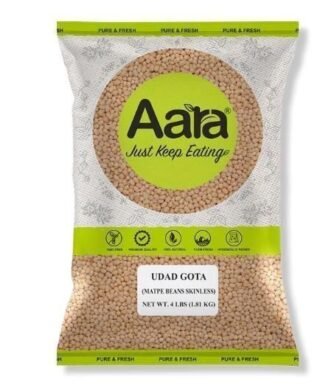 Aara Urad Gota 2 Lb pack of premium quality pulses for cooking.
