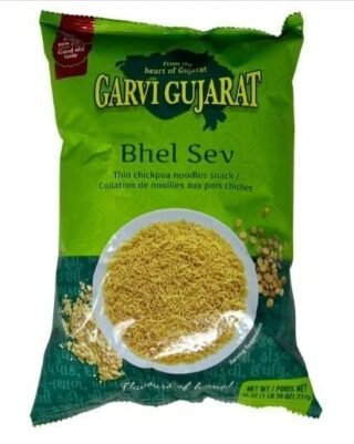 Pack of Garvi Gujrat Bhel Sev, a tangy and spicy snack from Gujarat, 737 gm.