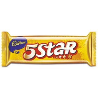 Cadbury 5 Star chocolate bar in a 101g package
