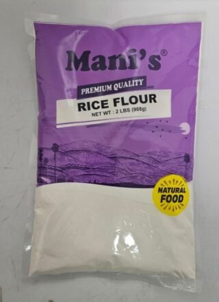 2 lb bag of Mani's Rice Flour, a gluten-free flour for cooking and baking.