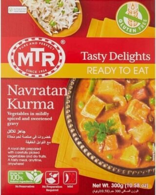 MTR Navratan Korma dish with mixed vegetables and spices