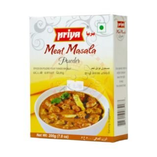 Priya Meat Masala Powder in a 100g pack, ideal for enhancing meat dishes.