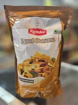 Ramdev Papad Chawanu 400g pack with spices and crunch