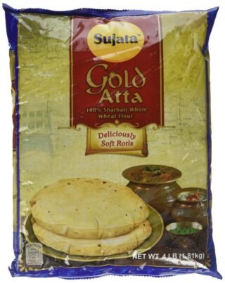 Sujata Gold Atta 4 lb flour package for making healthy rotis