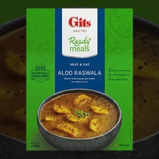 Gits RTE Aloo Raswala ready-to-eat meal with potatoes and spices