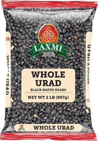 Laxmi Urad Whole Dal 2lb pack for Indian cooking